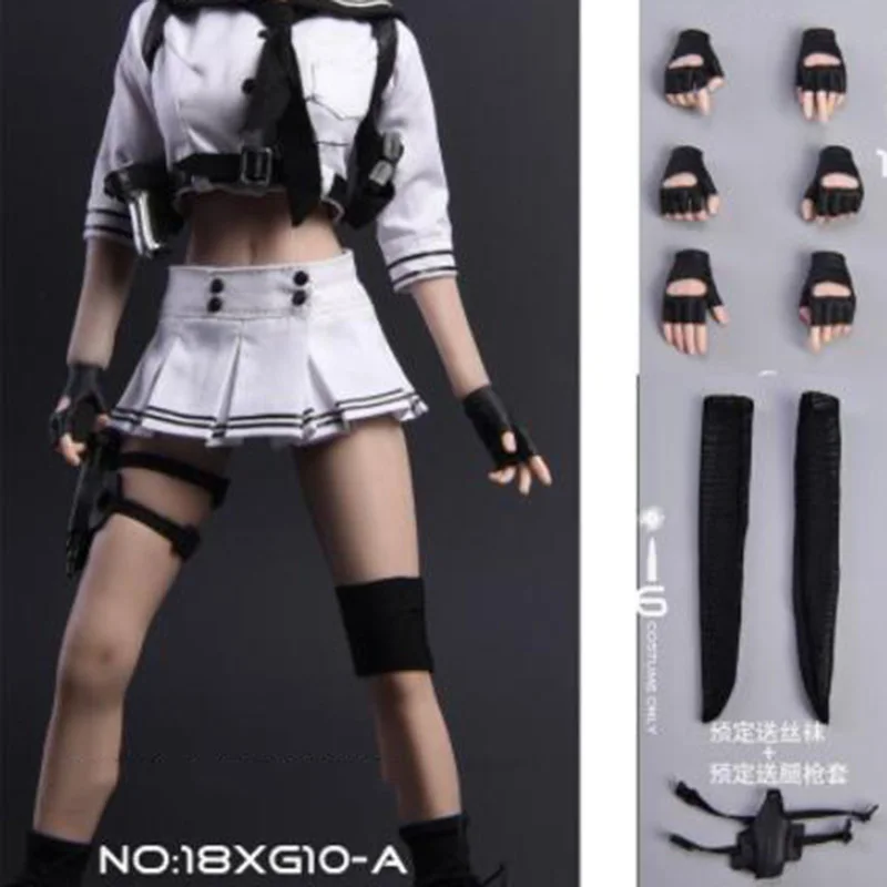 1/6 School Uniform Gloved Hands Set A For 12" PHICEN Hot Toys Female Figure USA 