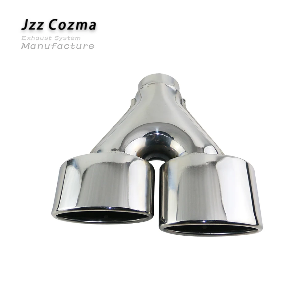 JZZ Универсальный Выгравированный 1 шт. 2," двойной автомобильный выхлопной наконечник высокого качества из нержавеющей стали автомобильный глушитель dval выхлопная труба автомобиля - Цвет: EJ20215a-L