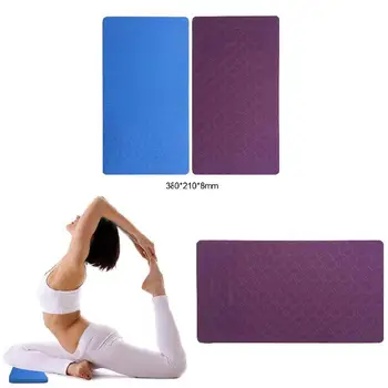 

2pcs 3 in 1 TPE Yoga Knee High Density Non-Slip Pads Pulses Elbows Knee Pad for Yoga 19ing