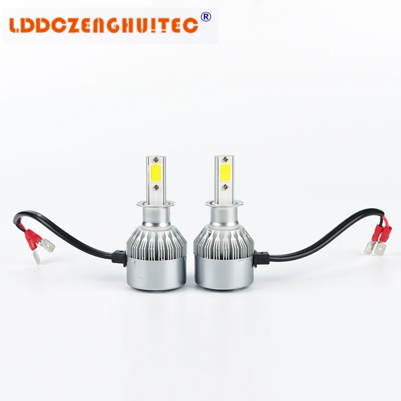 LDDCZENGHUITEC светильник пы H1 H3 H4 h7 светодиодные лампы H8 H9 H11 9005 9006 9012 HB3 HB4 автомобильные