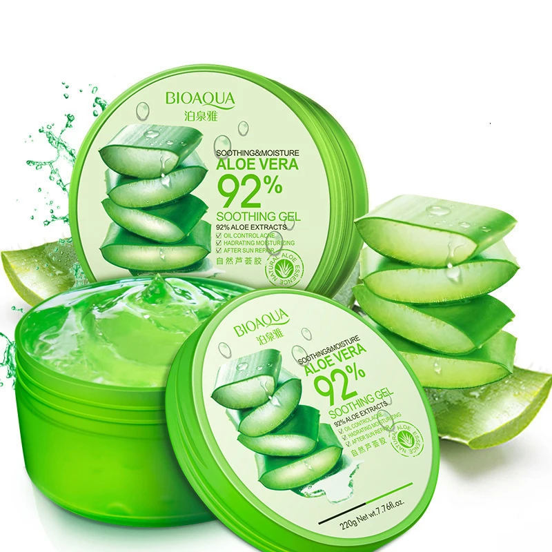 Moisturizing Aloe Vera Gel Acne gel Cream Sleeping Mask Natural Aloe Vera Gel Summer Radiation Protection Cream