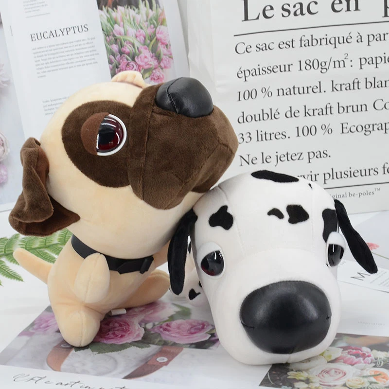 big head stuffed dog