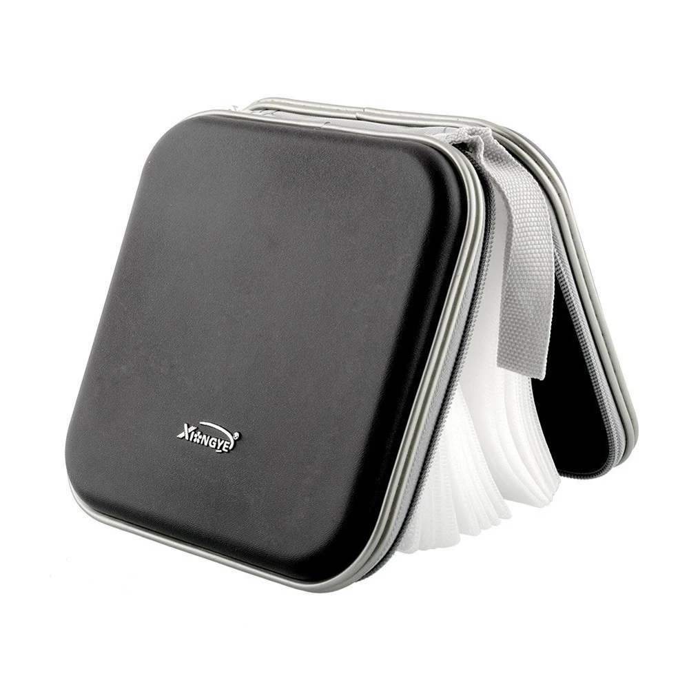 Portable 40 Disc Capacity DVD CD Case for Car Media Storage CD Bag Fabric Square mini Bag DVD Plastic Disc Storage Box
