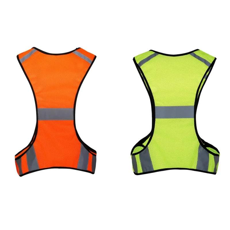 

1pcs Safety Vest Small Pouch Security Jacket 200m/ 656.17ft Reflective High Visibility Waistcoat Uniforms Outdoor Sportswear New