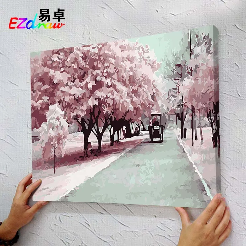 Painting By Numbers Kits Drawing Painting By Numbers Acrylic Paint On