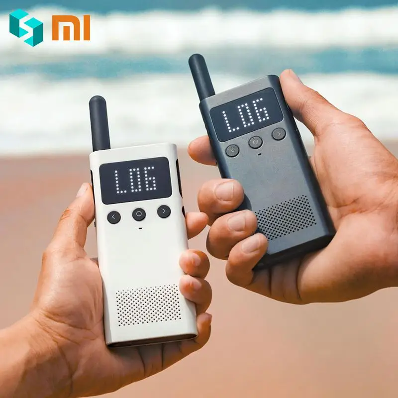 

Original XIAOMI MIJIA UHF/VHF Dual Band Handheld Walkie-s Talkie-s Bluetooth 4.0 Walkie-s Talkie-s with FM Radio Location Share