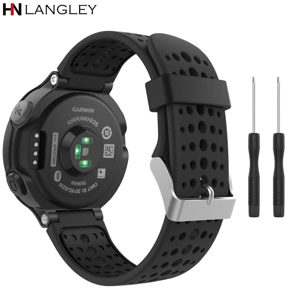 

Soft Silicone Watch Band For Garmin Forerunner 235 Watch Band Sports Straps for Garmin Forerunner 235 220 230 620 630 735