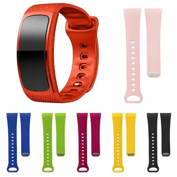 

ALLOYSEED 1pcs Silicone Watchband Wrist Strap Replacement Bracelet Size L For Samsung Gear Fit 2 SM-R360 Smart Watch