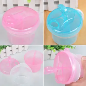 

Newborn Infant Kid Baby Milk Powder Formula Dispenser Four-Lattice Popular Convenient Food Container Pot Storage Feeding Box