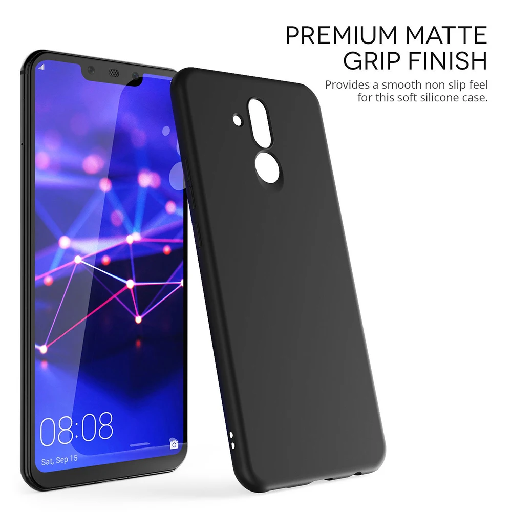 

100% Band NEW Soft Silicon Rubber TPU Case For Huawei Mate 20 Lite Matte Shell Back Cover Funda For Mate 20Lite Anti-Konck