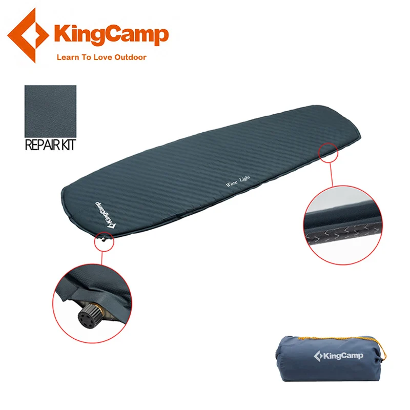 KingCamp Self Inflating Sleeping Pad Ultralight Mattress Anti-slip TPU Oxford Fabric Durable Camping Sleeping Mat for Outdoor цена KingCamp Self Inflating Sleeping Pad Ultralight Mattress Anti-slip TPU Oxford Fabric Durable Camping Sleeping Mat for Outdoor цены онлайн