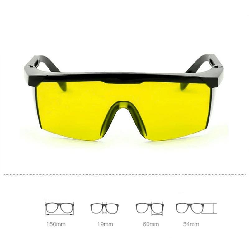 3 цвета лазерные защитные очки сварочные очки солнцезащитные очки Зеленый Желтый защита глаз Рабочий сварщик Регулируемые защитные изделия