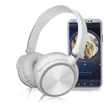 

Wired Headphones With Microphone Over Ear Headsets Bass HiFi Sound Music Stereo Earphone For iPhone Xiaomi Sony Huawei PC