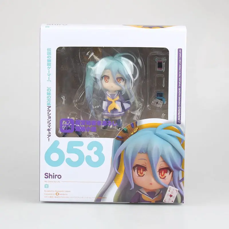 Аниме No Game No Life Nendoroid Sora 652& Shiro 653 ПВХ фигурка Коллекционная модель игрушки 10 см