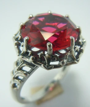 

European and American romantic fashion and personality The ancient silver ring character girlfriends ring