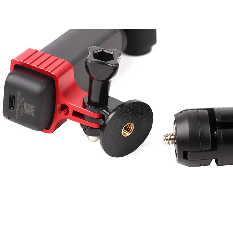 osmo Pocket Handheld selfie stick rod + tripod stabilize holder with Metal Clip For DJI osmo Pocket camera gimbal  1 (5)