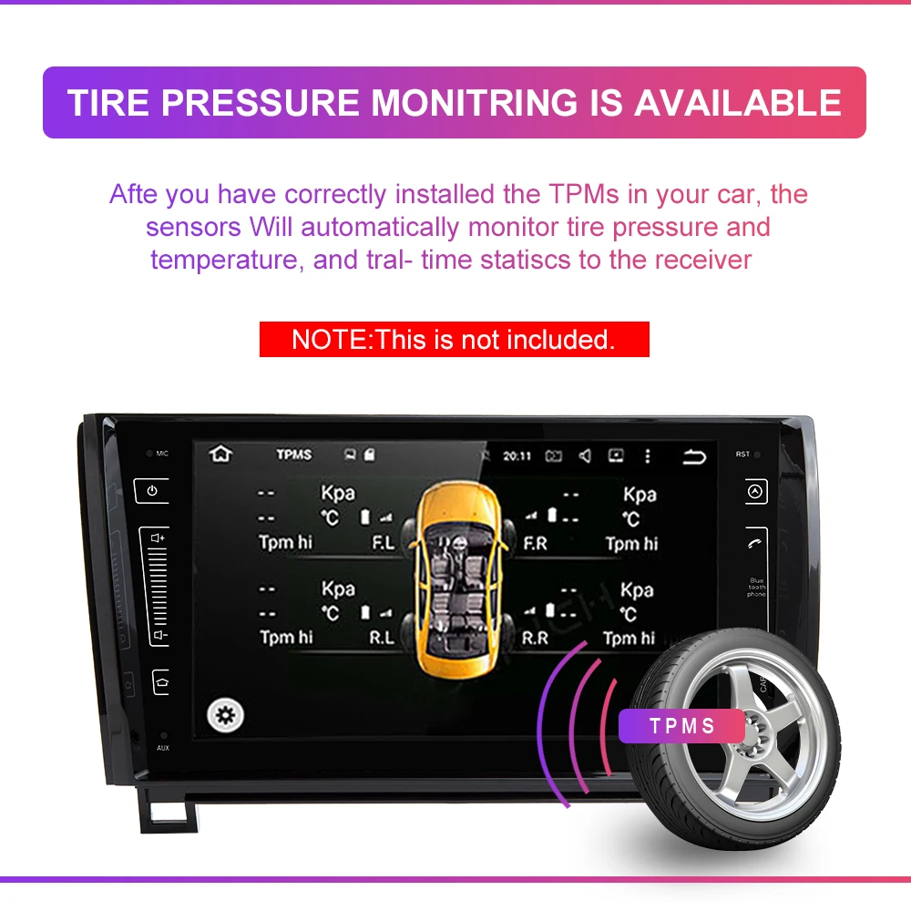 Perfect Xonrich 2 Din Android 9.0 Car DVD Player for Toyota Tundra Sequoia 2007 2008 2009 2010 2011 2012 2013 Autoradio Wifi OBD2 IPS 4G 14