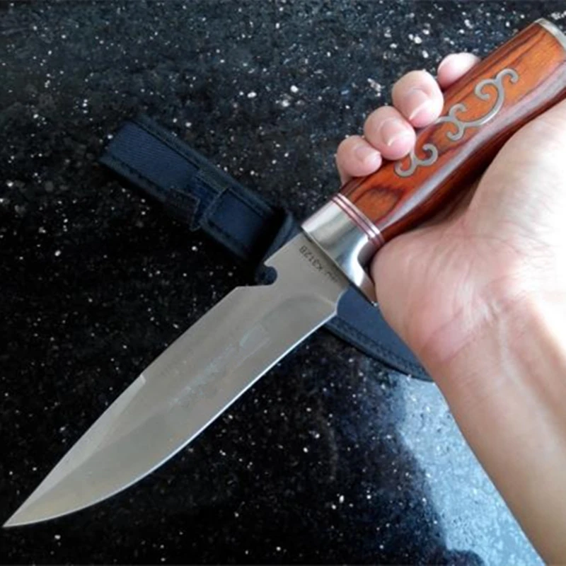 

2019 Tactical Knives Fixed Blade Knife Survival Rescue Tools Hunting Knives Corrosion Resistance Hunting Combat Outdoor Tool