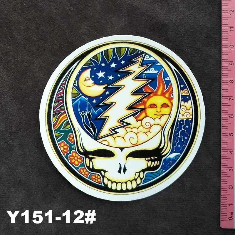 Y151 # The Grateful Dead серии ПВХ наклейки Дорожный чемодан настенная пенал для велосипеда