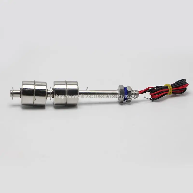 

M10*100MM Daul Ball Float Switch 304 Stainless Steel Liquid Water Level Sensor For 100V ZS12010-2