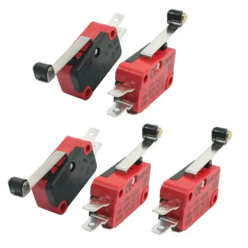 

5pcs V-156-1C25 250V AC Limit Switch Button compatible for OMRON