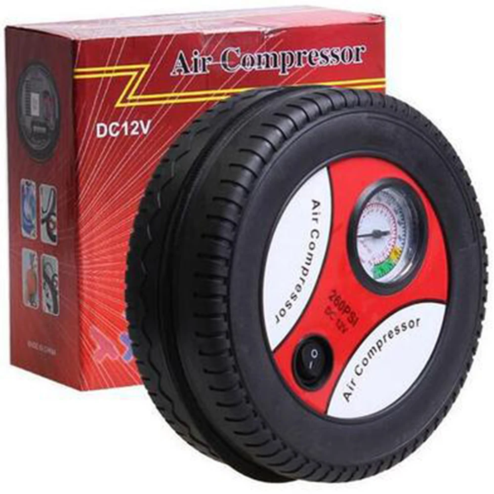 Auto Accessories Portable Electric Car Tire Tyre Inflator Pump Auto Air