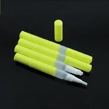 2 мл поворачивающаяся ручка пустая Желтая пластиковая Блеск для губ жидкий экстракт-основа многоразовая упаковка Портативный косметический контейнер