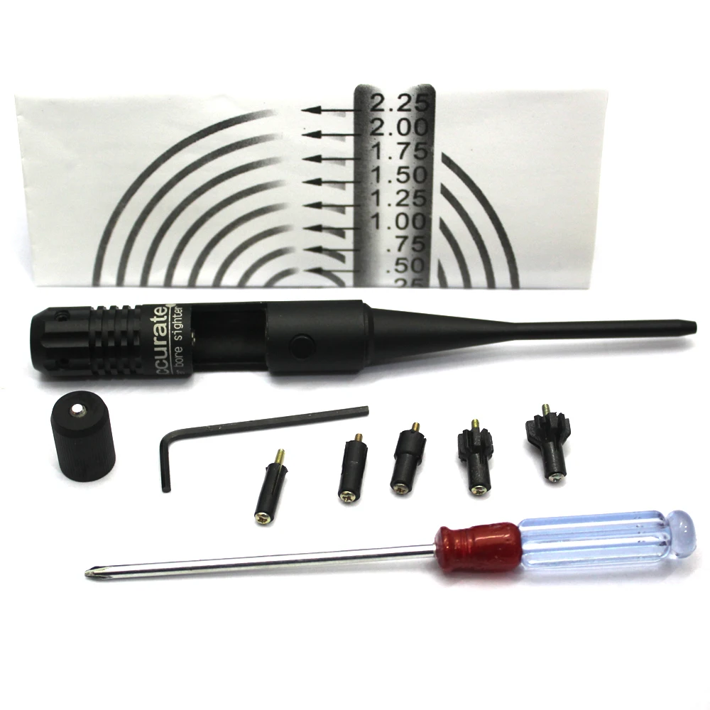 red laser collimator model tactical bore sight 22 red dot sights to 50