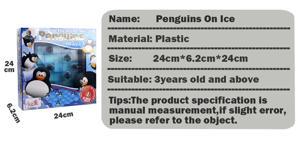 60 вызовов, улучшающие способность мышления у детей, Пингвины на льду, умные семейные вечерние игрушки Монтессори, интерактивные игрушки для детей, 50