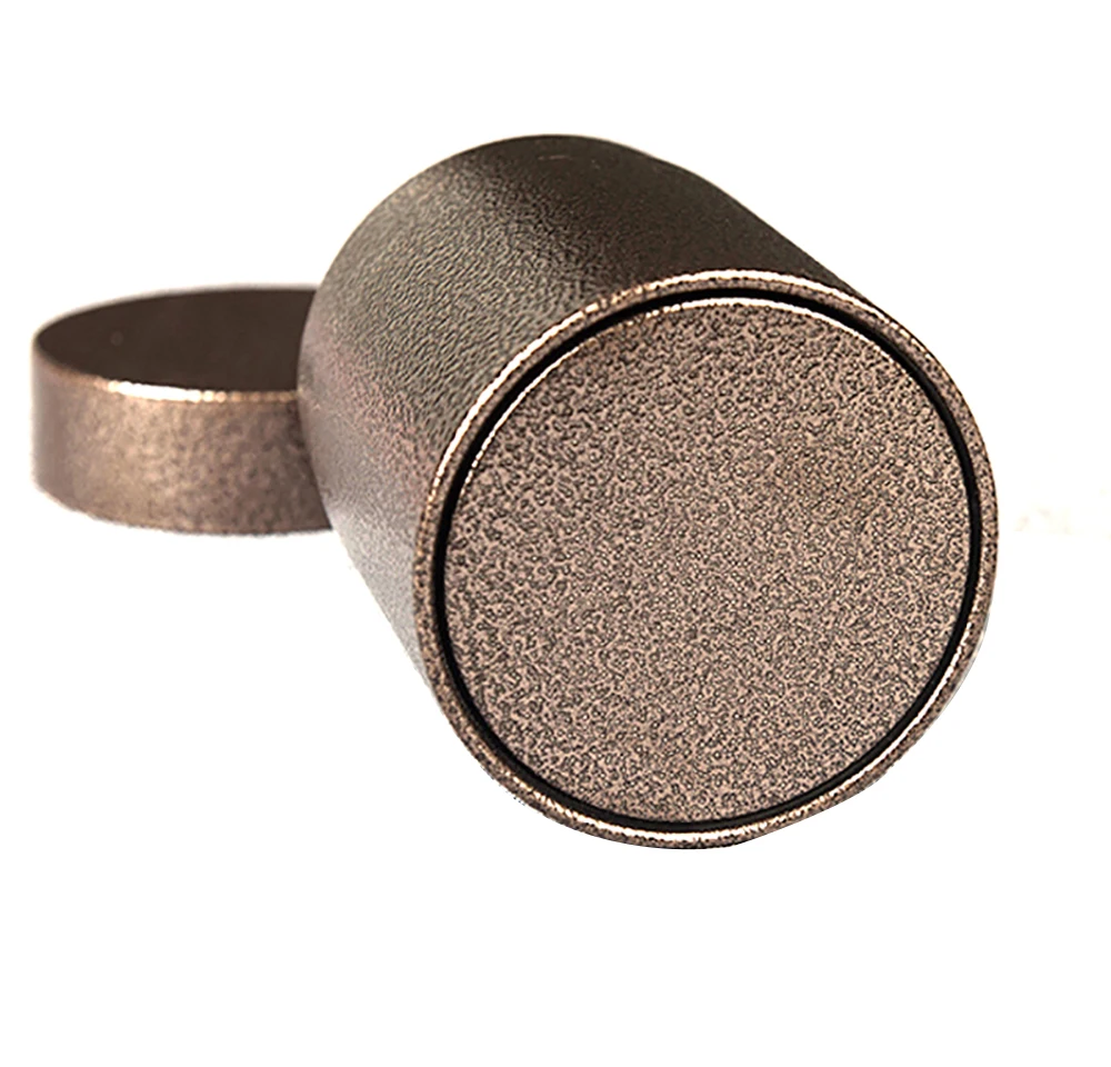 

Xin Jia Yi Packaging Tin Metal Box Customized Tea Packaging Tin Box Big Kitchen Home Matte Brown Grey Solid Color Boxes