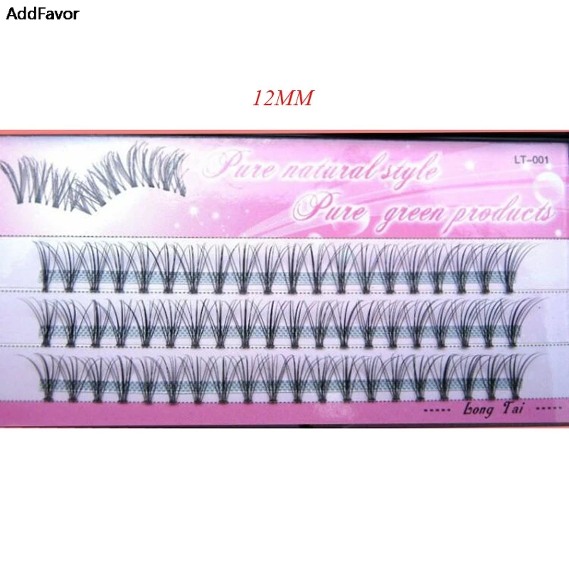 

AddFavor Eyelashes False Eyelashes Long Soft Black Natural Soft individual Fake Eyelashes Lashes Extension Makeup Tools