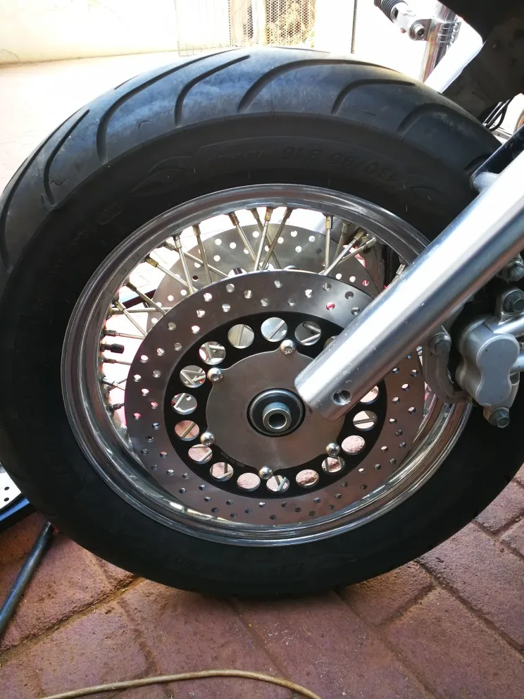 BIKINGBOY XVS 1100 V Star Custom 00 08 A AS Classic/AT Silverado 1300 Tourer передние тормозные диски Диски