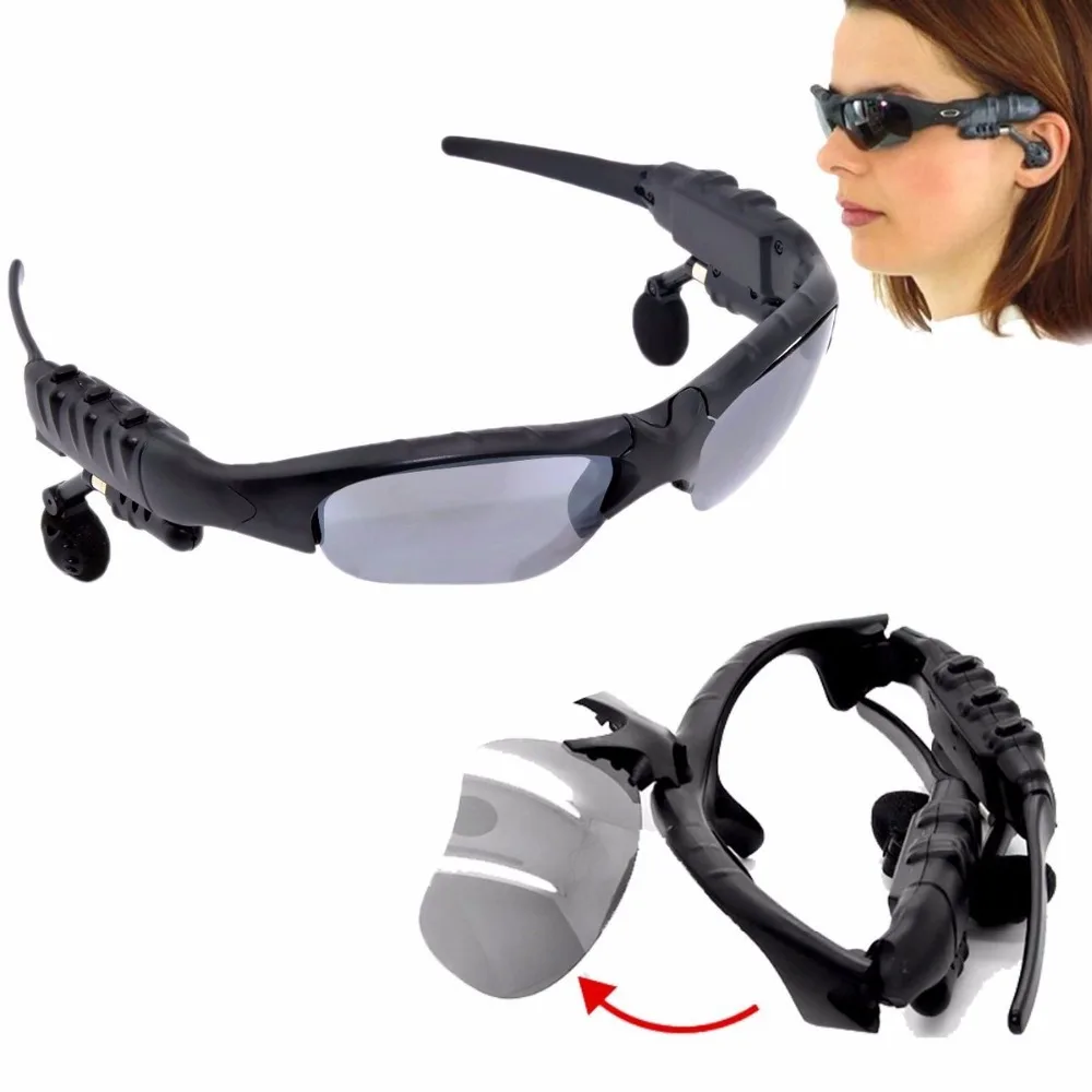 Новинка солнцезащитные очки Spied 3 D стильные BLuetooth наушники гарнитура Earhook для