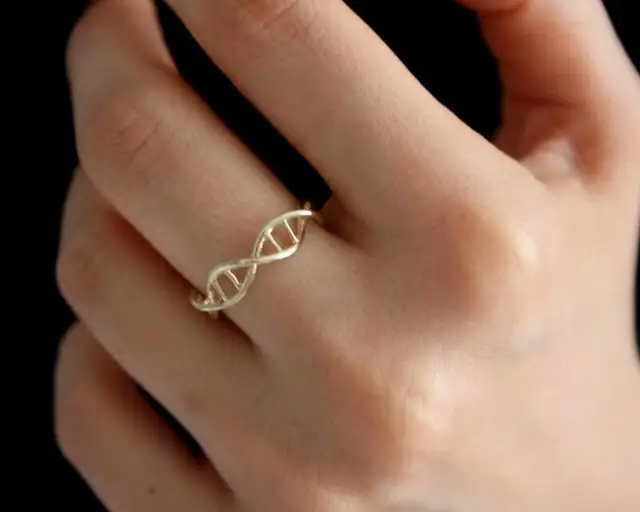 Jisensp New Arrival Trendy Lovely Infinity DNA Ring for Women Biology Chemistry Jisensp New Arrival Trendy Lovely Infinity DNA Ring for Women Biology Chemistry