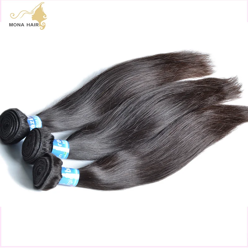 

brazilian virgin hair 4 bundles 8A grade unprocessed virgin brazilian straight hair extensions grace hair products Bundle deals