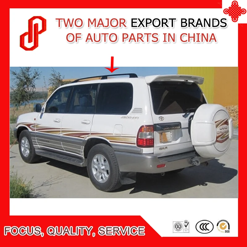 عالية الجودة برغي ألومنيوم تثبيت الجانب السكك الحديدية بار حامل سقفي ل اند كروزر LC100 FJ100 1998 99 2000 01 2002 2003 04 05 06 07
