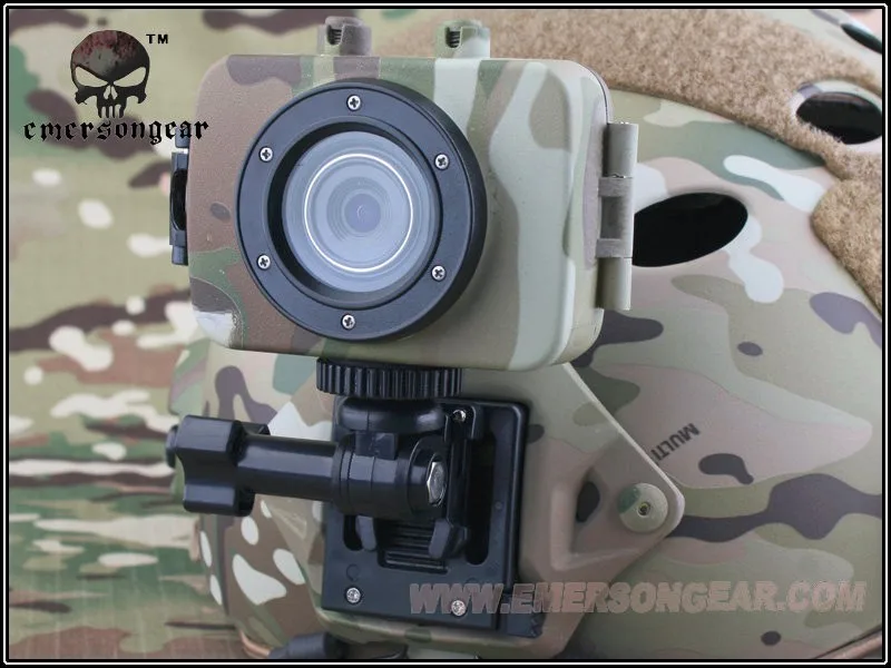 Airsoft охоты Камера тактический мини видео фото Регистраторы W/ЖК-дисплей для шлем Мультикам EM8847B MC