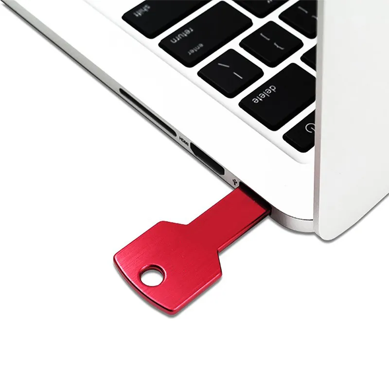 Флеш диск USB 2 0 64 ГБ флеш накопитель 32 16 8 4 водонепроницаемый металлический ключ