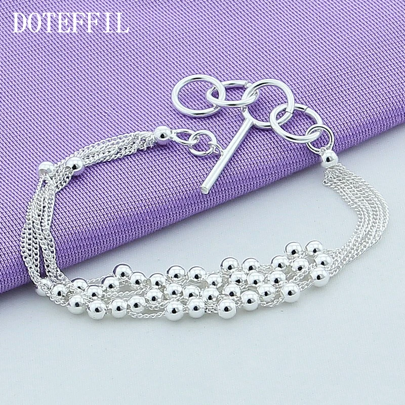 Free Shipping 925 Sterling Silver Bracelets Wholesale Factory Price