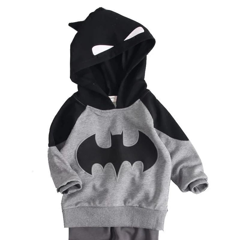 T-shirts For Boys Long Sleeve tshirt Blouses Girls T-shirt Hoody Kids Clothes Batman Cartoon Tshirts06