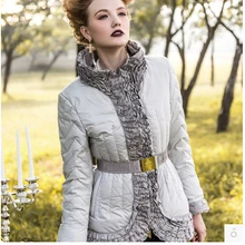 Брендовый пуховик, зимняя куртка для женщин, короткая парка с воланами, верхняя одежда для женщин, пальто, 90% белый утиный пух, куртки