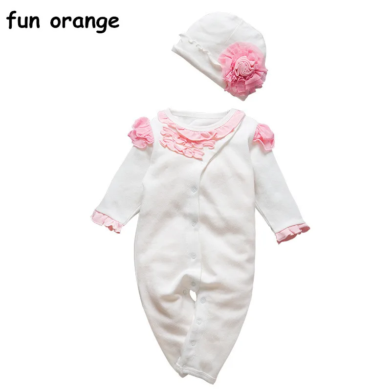 Buy Fun Orange High Quality Baby Rompers Long Sleeves