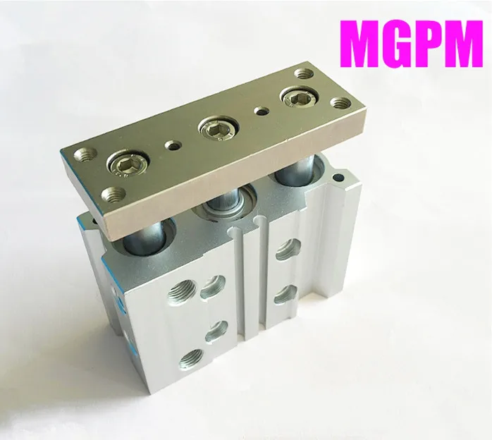 

SMC type MGPM20-20 20mm bore 20mm stroke guided cylinder,compact guide three rod double action pneumatic cylinder tcm20-20