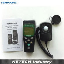 Цифровой светодиодный фонарь измеритель уровня 400000 Lux FC измерительный Люксметр TM-209