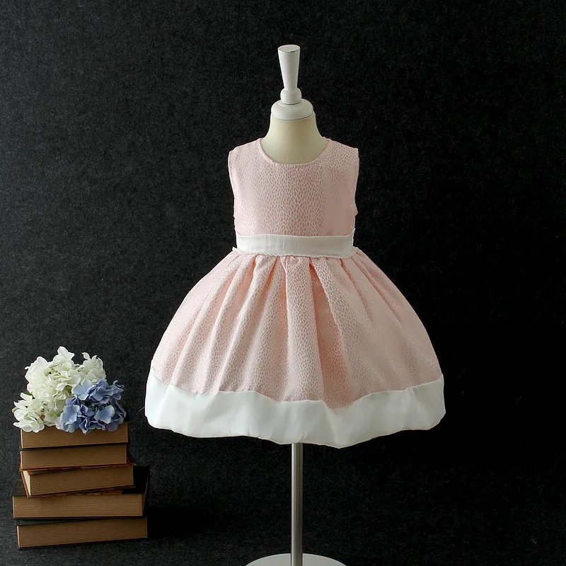 1-8Years Kids Sleeveless Dresses for Girls Baby Flower Girl Dresses for Party and Wedding Child Girls Cotton Princess Dresses