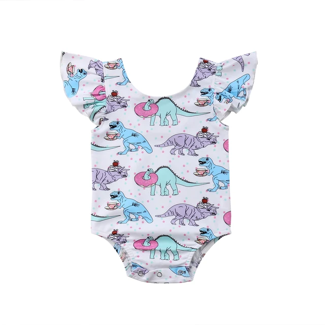 baby girl dinosaur romper