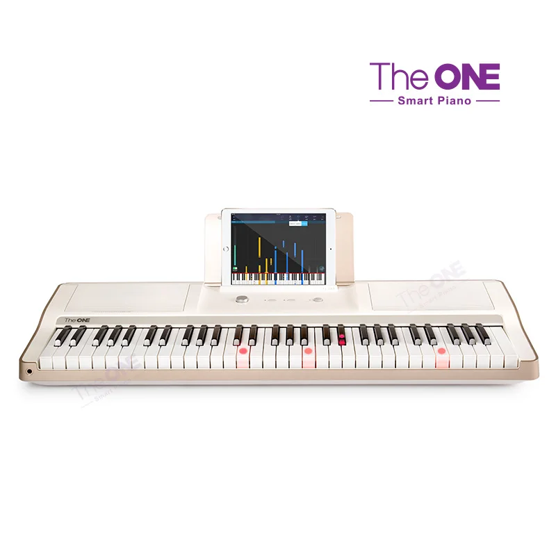 Светильник ONE с 61 клавишей сенсорного отклика smart piano USB Электронная MIDI клавиатура