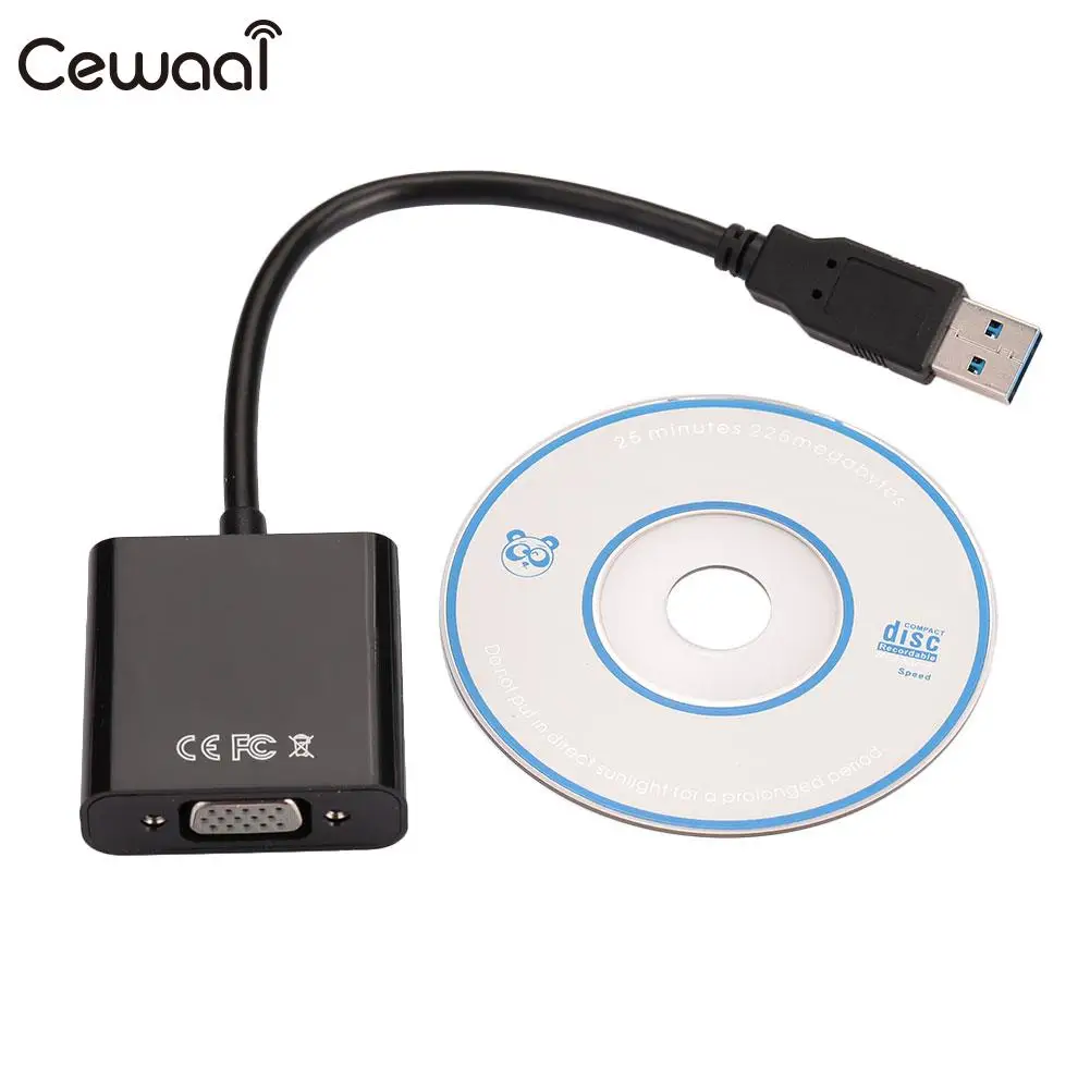 

USB 3.0 2.0 VGA Multi Display Converter Graphic Card Adapter External Video