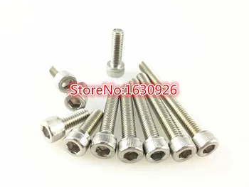

Free Shipping 100pcs/Lot Metric Thread DIN912 M2x30 mm M2*30 mm 304 Stainless Steel Hex Socket Head Cap Screw Bolts A2-70