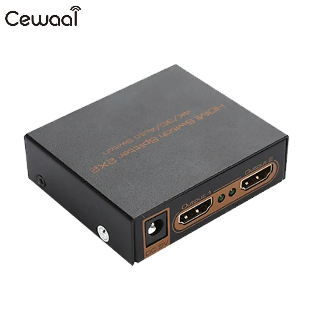 Home HDMI Switcher Universal 1.4 Splitter Adapter 2 Output Selector |